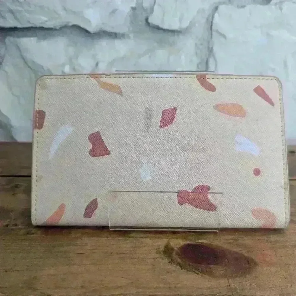 Travel Wallet / Passport Holder -Glass Ladder & Co. - Terrazzo - Vegan Leather